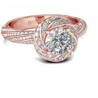 Jeulia Jewelry  Women's Rose Gold Engagement Rings