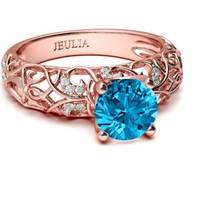 Women's Jeulia Jewelry  Rose Gold Rings