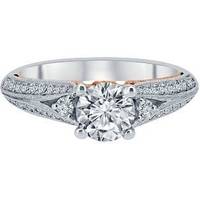 Helzberg Diamonds Women's Rose Gold Engagement Rings