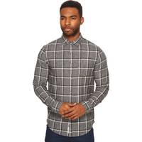 The Men's Store Bloomingdale's Men's Flannel Shirt Gray 