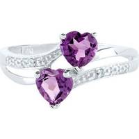 Helzberg Diamonds Women's Heart Diamond Rings