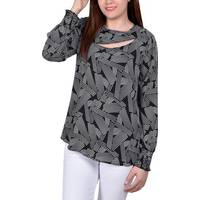 NY Collection Women's Long Sleeve Blouses