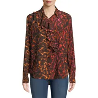 Neiman Marcus Women's Leopard Tops