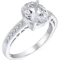 Bling Jewelry Women's Oval Engagement Rings