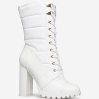 ShoeDazzle Women's White Boots
