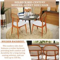 Leisuremod Upholstered Dining Chairs