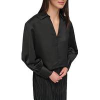 DKNY Women's Long Sleeve Blouses