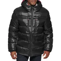 Macy's Tommy Hilfiger Men's Black Puffer Jackets