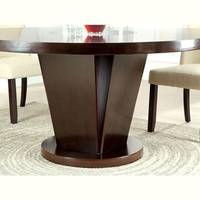 Furniture of America Pedestal Dining Table