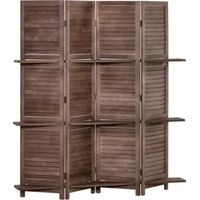 Belk HOMCOM 4 Panel Room Dividers