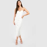 boohoo Women's White Dresses