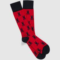 Psycho Bunny Men's Ribbed Socks
