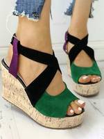 DressLily Women's Wedge Sandals