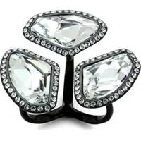 Luxe Jewelry Designs Women's 3-Stone Rings