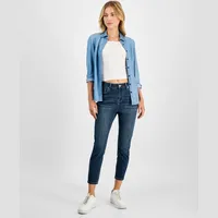 Macy's Indigo Rein Girl's Cropped Jeans