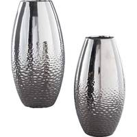 Ashley HomeStore Silver Vases