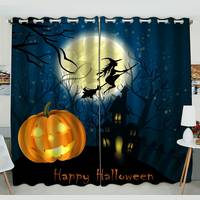 ABPHQTO Halloween Curtains