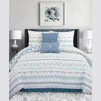 Macy's Stratford Park Geometric  Comforter Sets