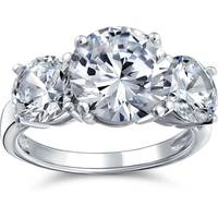 Bling Jewelry Women's 3-Stone Rings