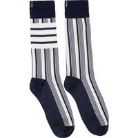 Thom Browne Men's Striped Socks