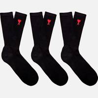 AMI PARIS Men's Ribbed Socks