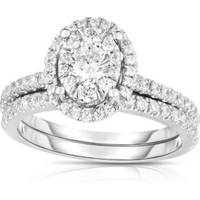 TruMiracle Women's Halo Rings