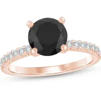 Kay Jewelers Women's Black Diamond Rings