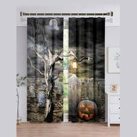 ZAFUL Halloween Curtains
