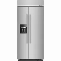 Best Buy KitchenAid Side by Side Refrigerators