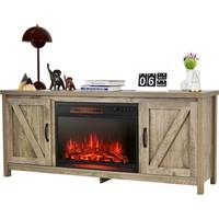 Gymax Fireplace Tv Stands