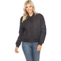 White Mark Women's Quilted Jackets