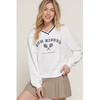 French Connection Women's Embroidered Sweatshirts