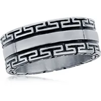 Shop Premium Outlets Blackjack Men's Stainless Steel Rings