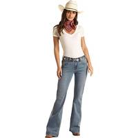 Zappos Rock & Roll Cowgirl Women's Mid Rise Jeans