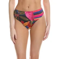 FarmRio Women's High-Waist Bikini Bottoms