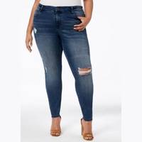 Women's Celebrity Pink Distressed Jeans