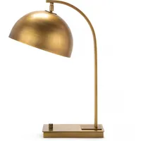 Kathy Kuo Home Brass Desk Lamps