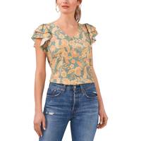 1.STATE Women's Floral Blouses