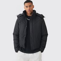 boohoo Men's Hooded Coats