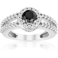 Shop Premium Outlets Women's Black Diamond Rings