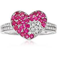 Ross Simons Women's Heart Diamond Rings
