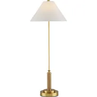 Currey & Company Brass Table Lamps