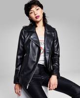 Macy's Guess Women's Faux Leather Jackets