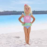 Smocked Auctions Toddler Girl’ s Swimwear