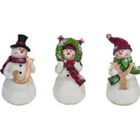 Contemporary Home Living Snowman Ornaments