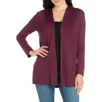 24seven Comfort Apparel Women's Hooded Cardigans