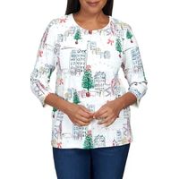 Alfred Dunner Women's Christmas Clothing