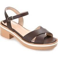 Journee Collection Women's Ankle Strap Sandals