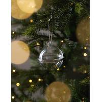 The White Company Glass Christmas Ornaments