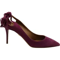 Shop Premium Outlets Aquazzura Womens Suede Pumps